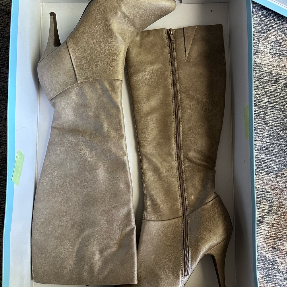 Laboratorio Pesaro Tan Heeled Boots
